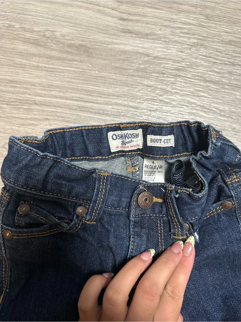 OshKosh B'gosh Girls' Indigo Denim Flared Jeans